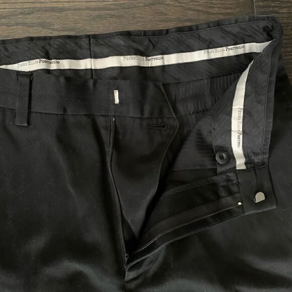 NWOT 👖Perry Ellis Portfolio Black Pant - Picture 5 of 5